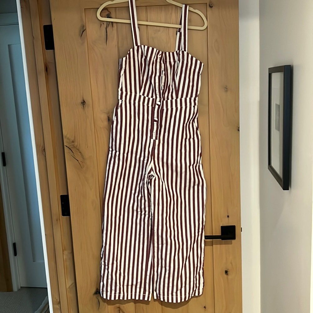 Striped jumpsuit